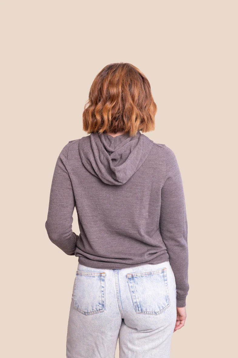 The Hannah Lightweight Merino Wool Hoodie