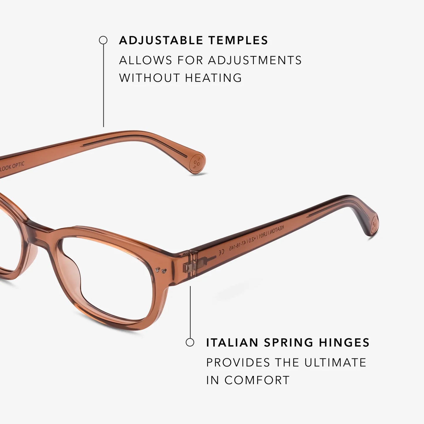 Keaton Readers | Shiny Cinnamon