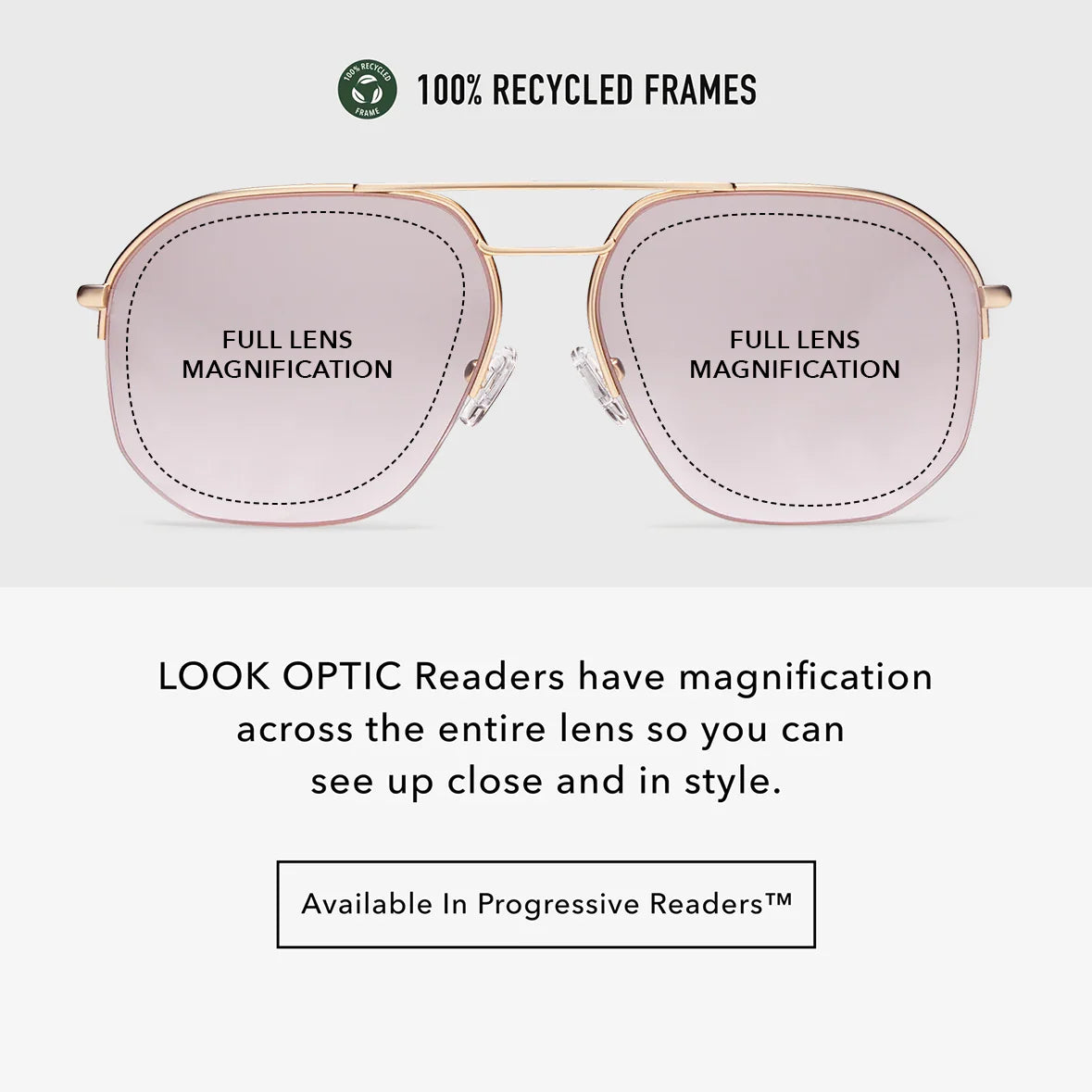 Muse Readers | Gold Pink Tint
