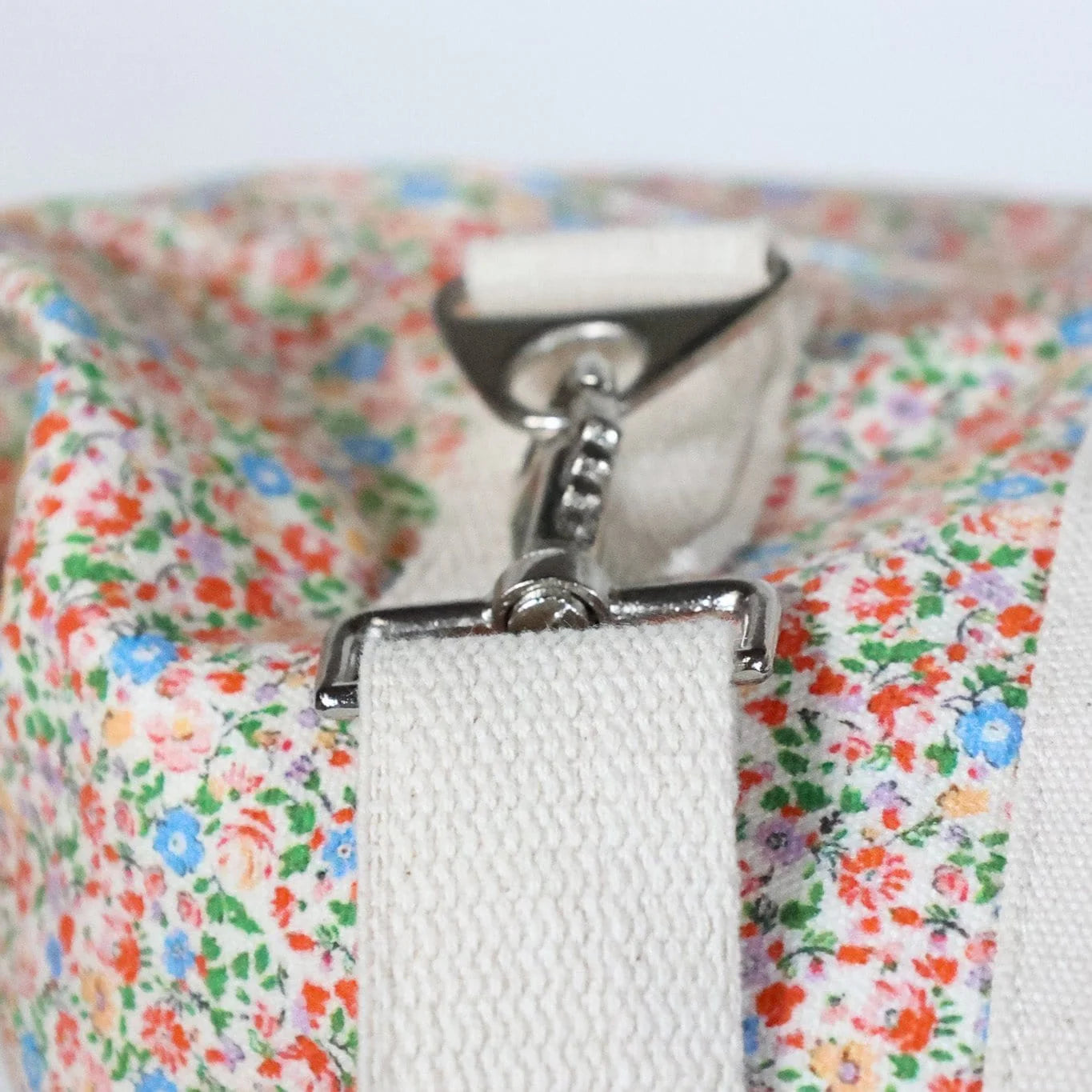 Floral Canvas Weekender