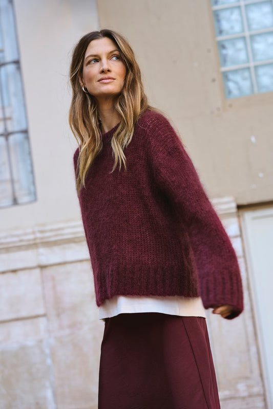 Sille Pullover | Tawny Port