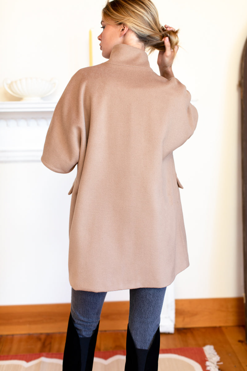 Emerson Layering Jacket - Camel Wool Cashmere