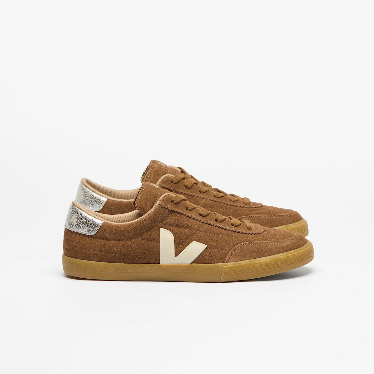 VEJA Panenka Suede Brown Pierre Silver