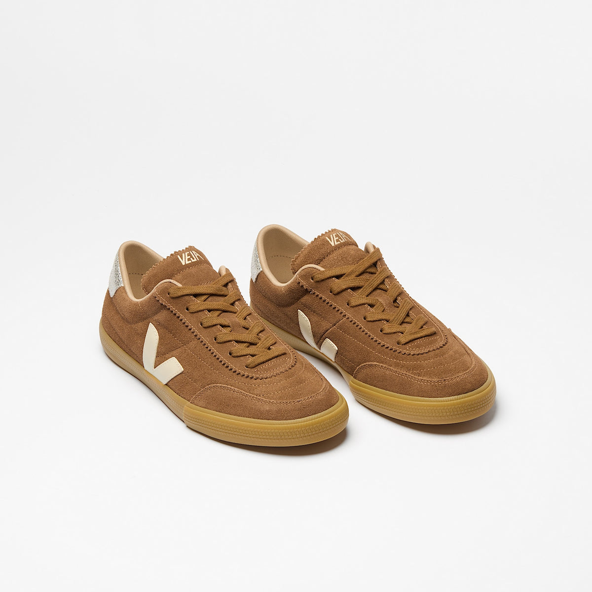 VEJA Panenka Suede Brown Pierre Silver