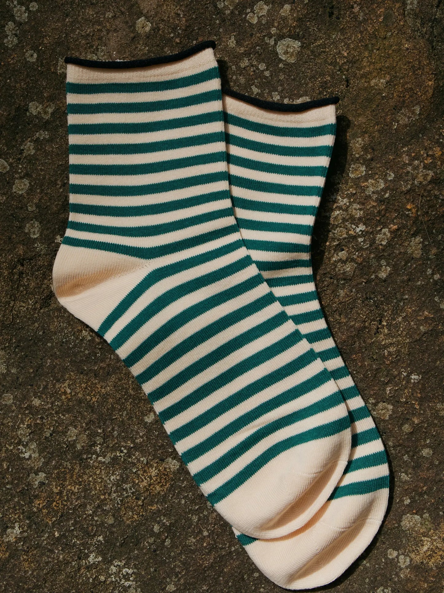Wild Fern Striped Socks
