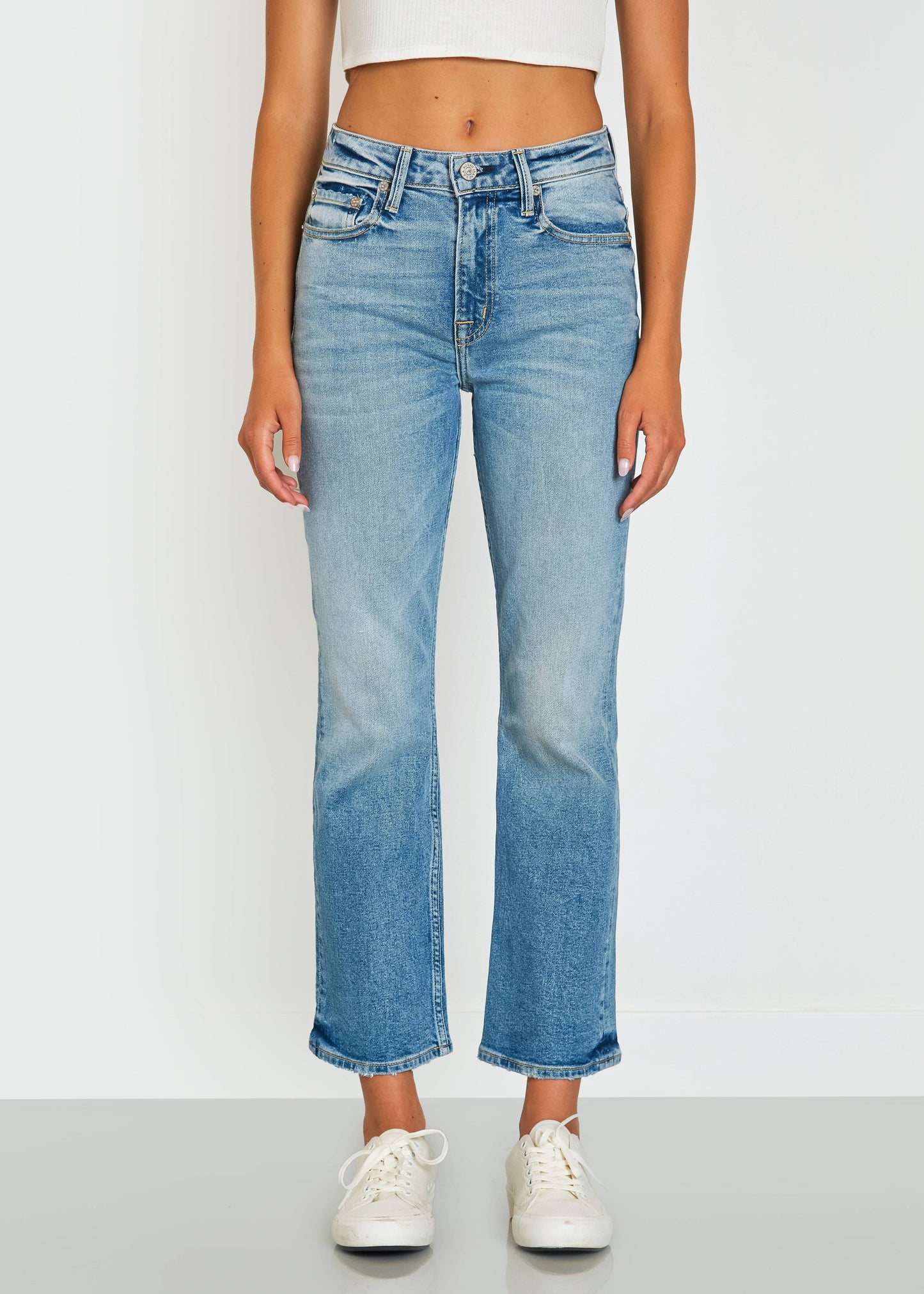 Farrah High Rise Kick Flare Jeans