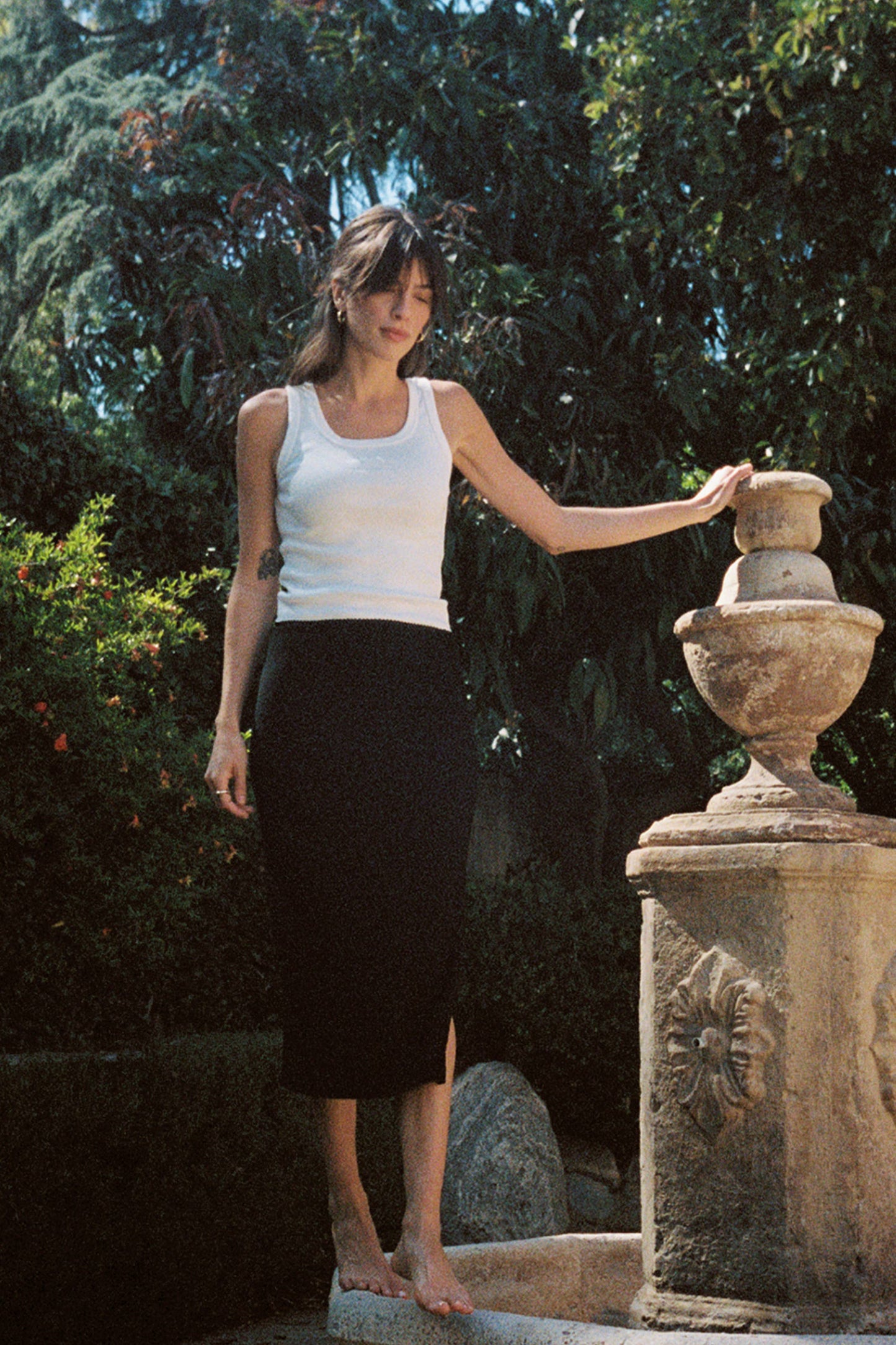 Organic Cotton Slip Skirt