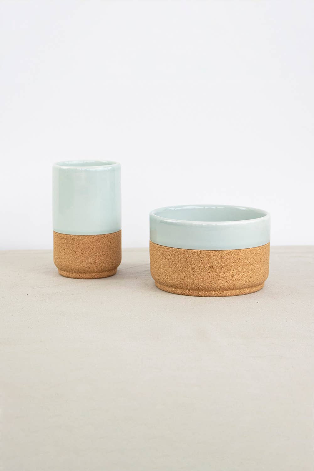 Eco Pottery Breakfast Gift Set | Aqua