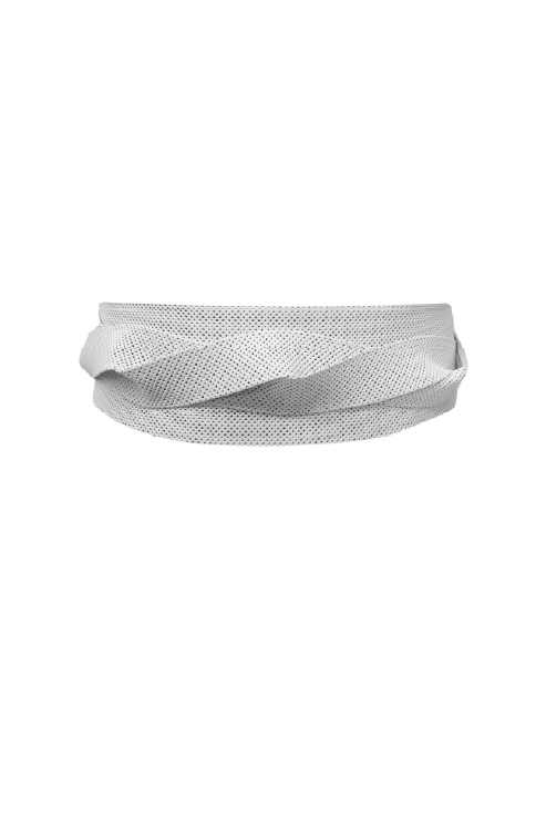 Wrap Belt | White Perforated